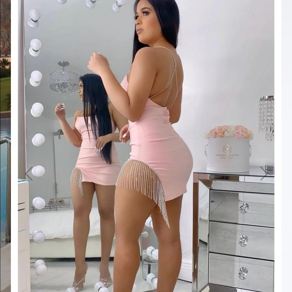 Borrowed heart mini dress